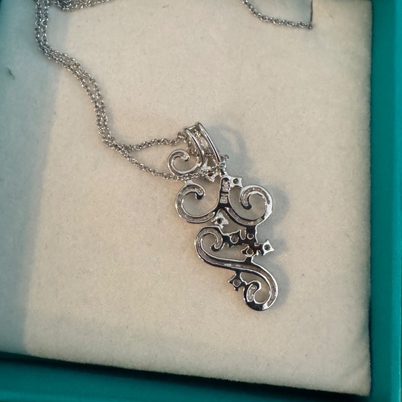 Effy 14K White Gold Diamond Pendant - Picture 4 of 4